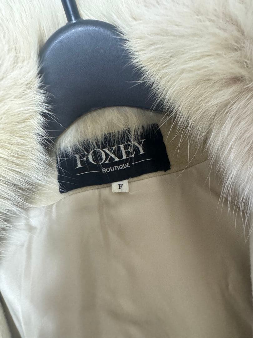 美品❗️FOXEY毛皮ファーコート 定価50万くらい