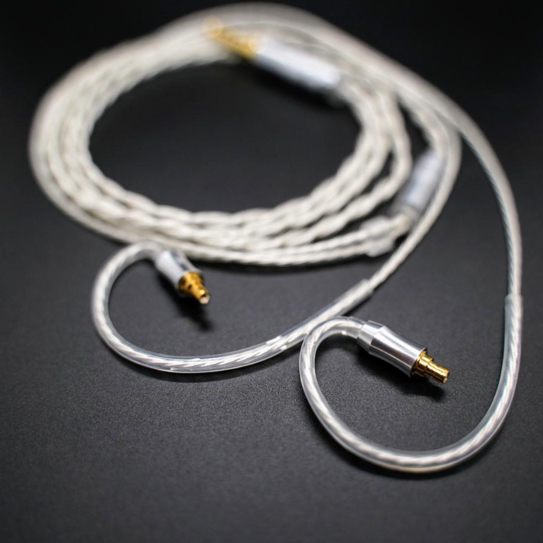 最高峰グレード 7N超冷凍製単結晶銅銀メッキ最高ケーブル IE500/4.4mm