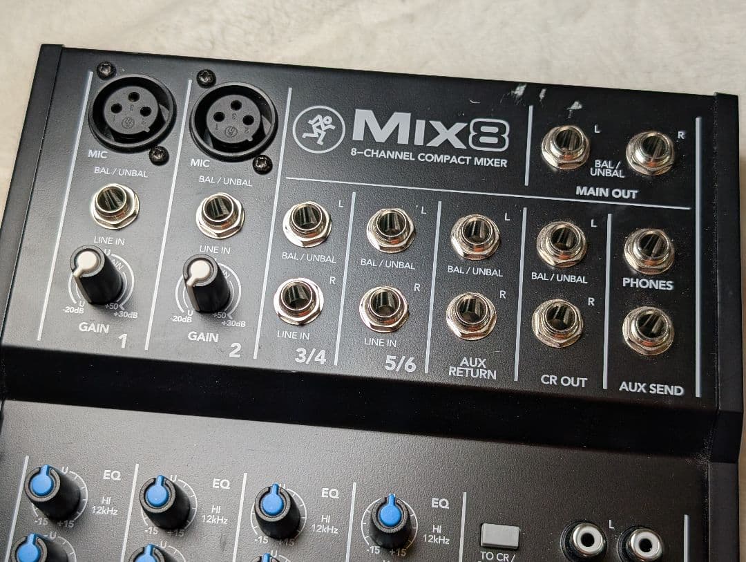 【美品USED】MACKIE MIX8 アナログミキサー