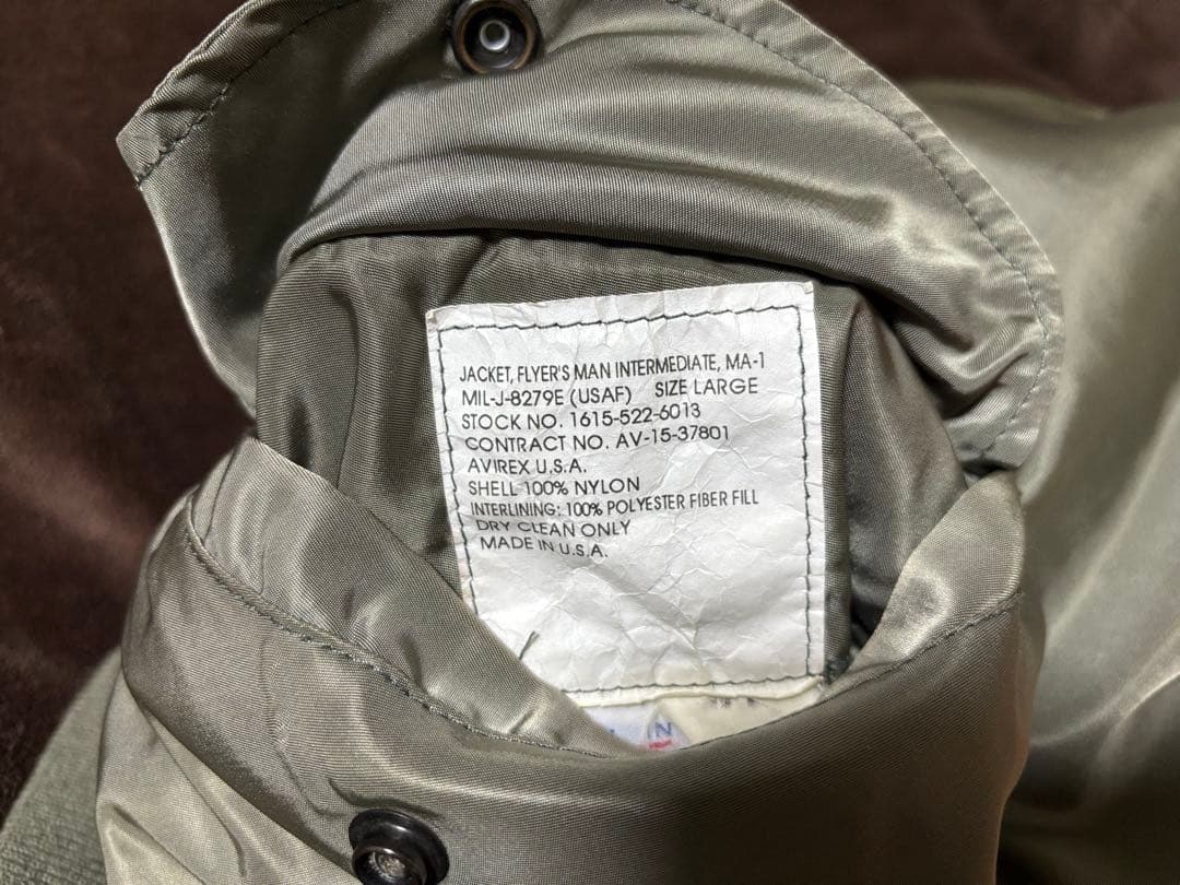 T*︎様 AVIREX LTD MA-1ジャケット LARGE