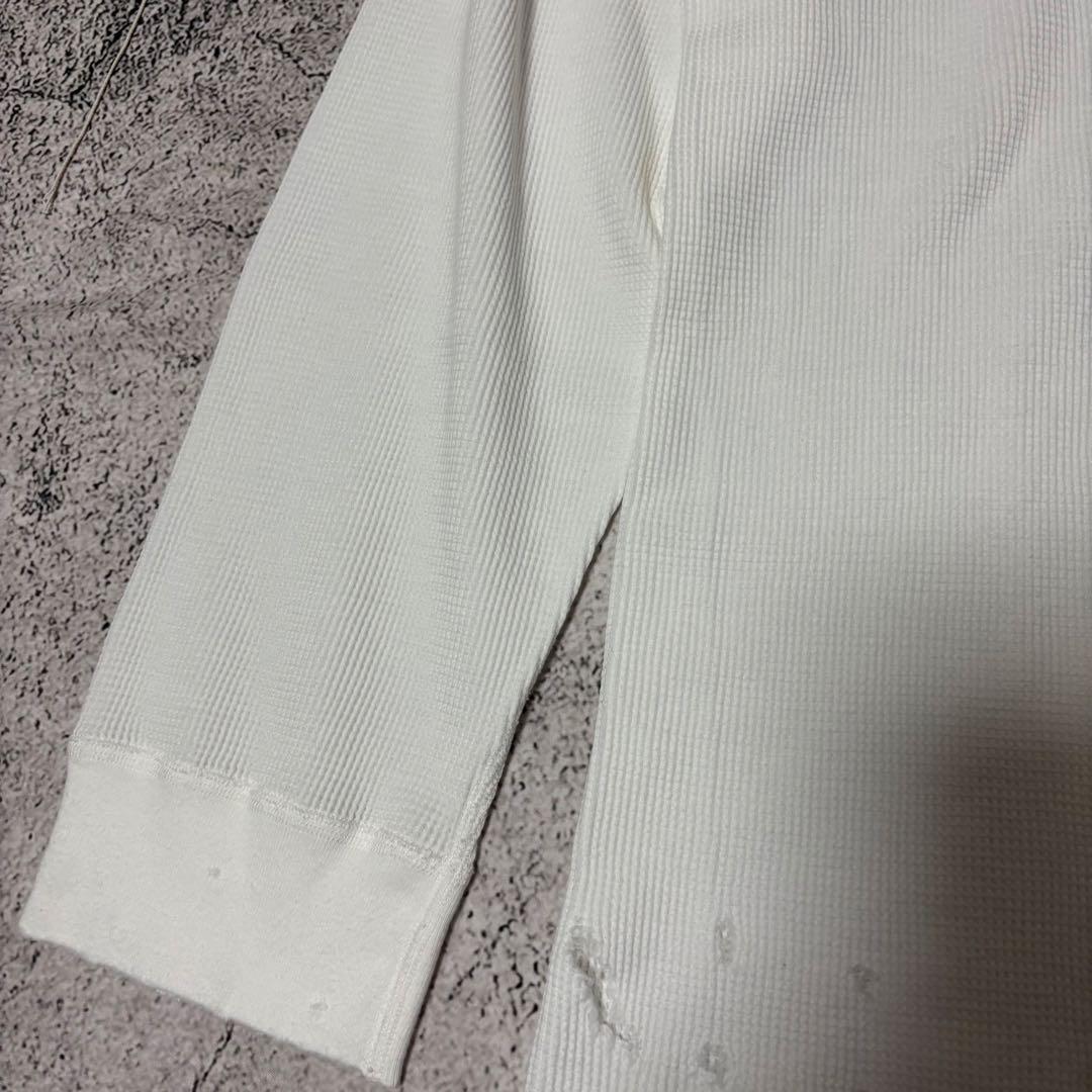 アンセルム　試着のみ　ダメージ加工　ワッフルクルーネックT タグあり