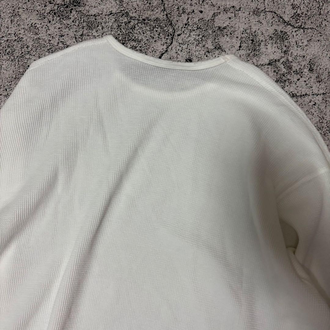 アンセルム　試着のみ　ダメージ加工　ワッフルクルーネックT タグあり