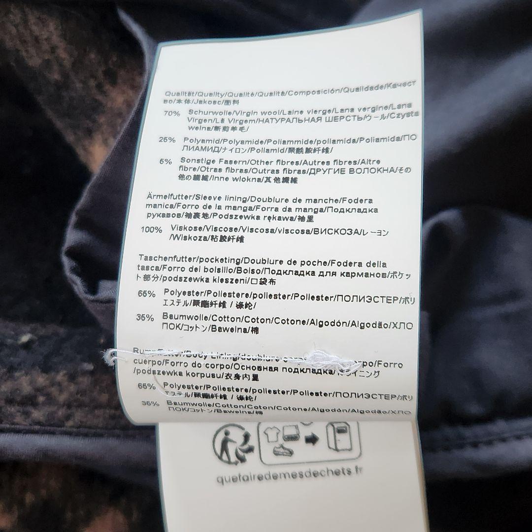 美品✨現行タグ HUGO BOSS チェスターコート マルチチェック 肌触り◎