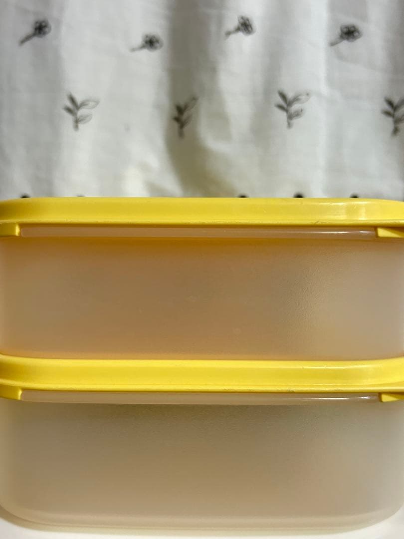 【Tupperware】ピクニックセット　イエロー（中古）