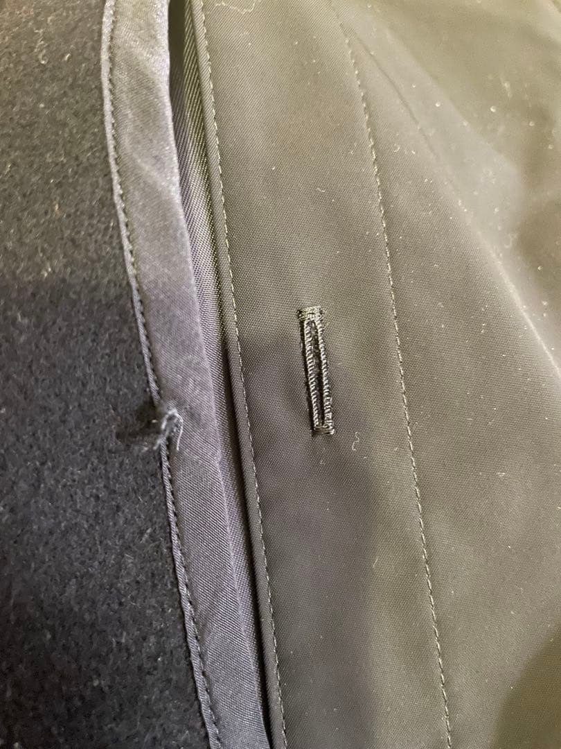 【ボーダーズアットバルコニー】フリル付きロングコート