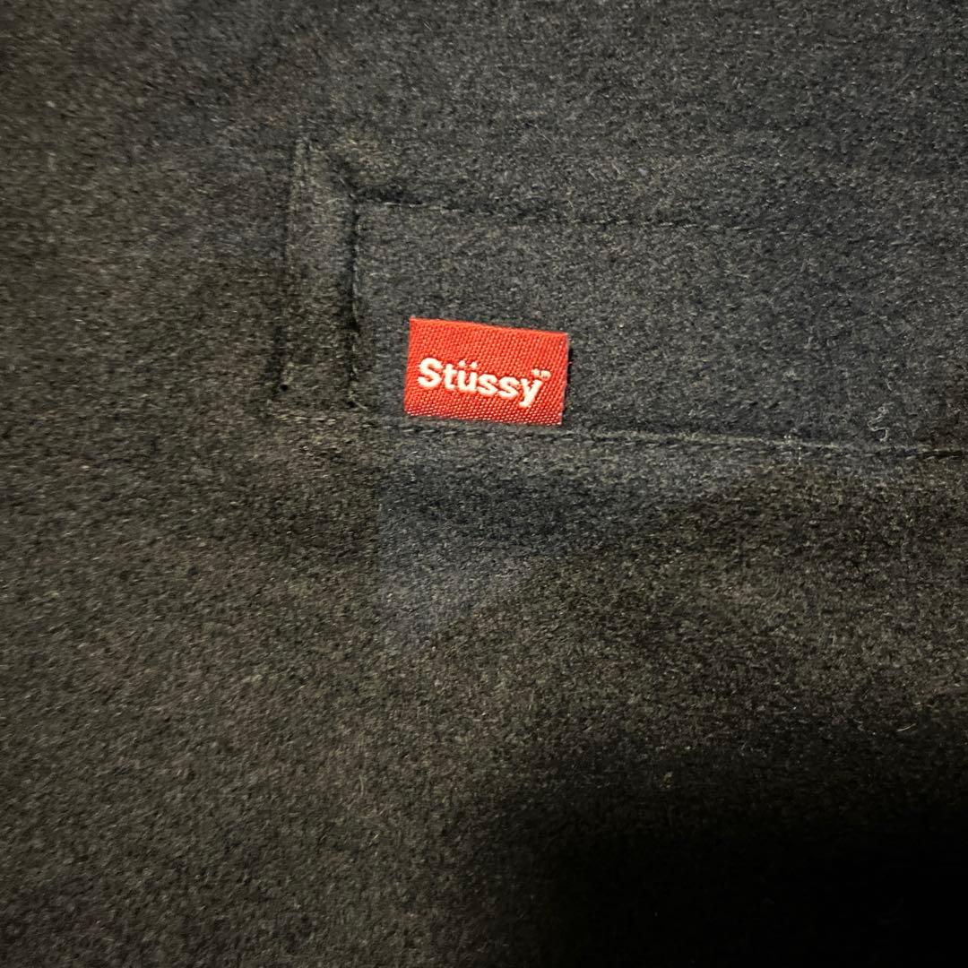 stussy schott ウールライダースジャケット