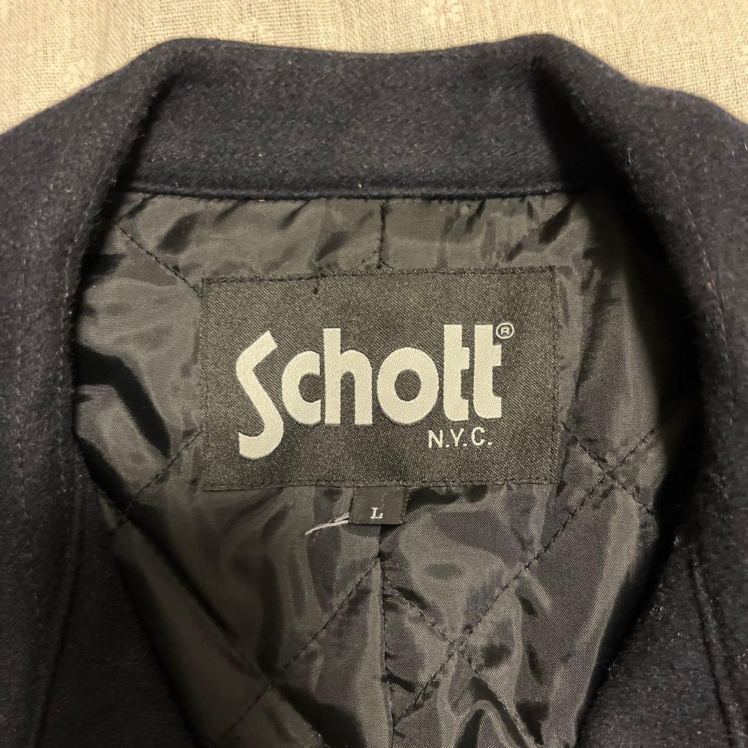 stussy schott ウールライダースジャケット