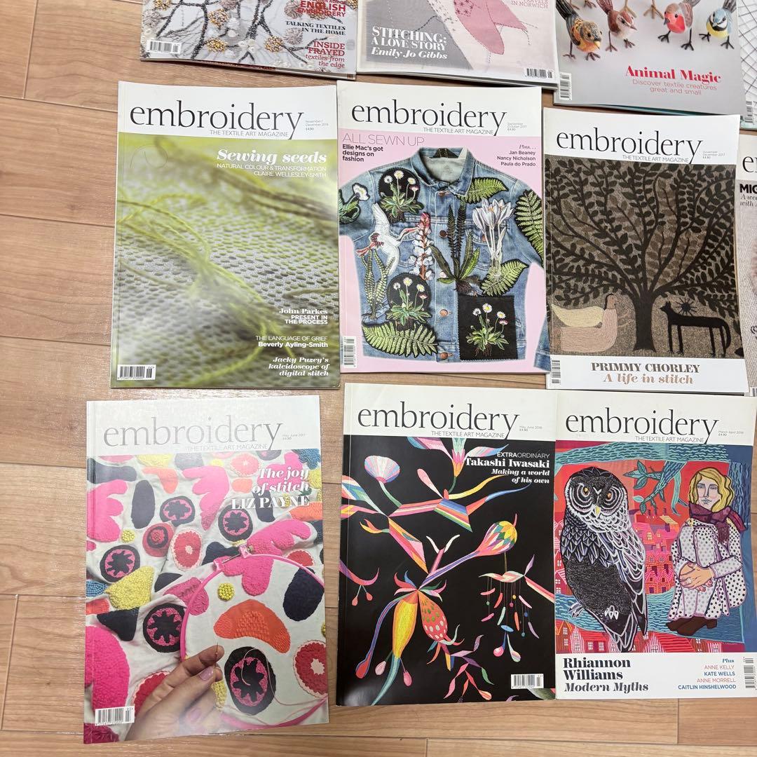 【洋書】手芸誌 Embroidery Magazine 27冊セット
