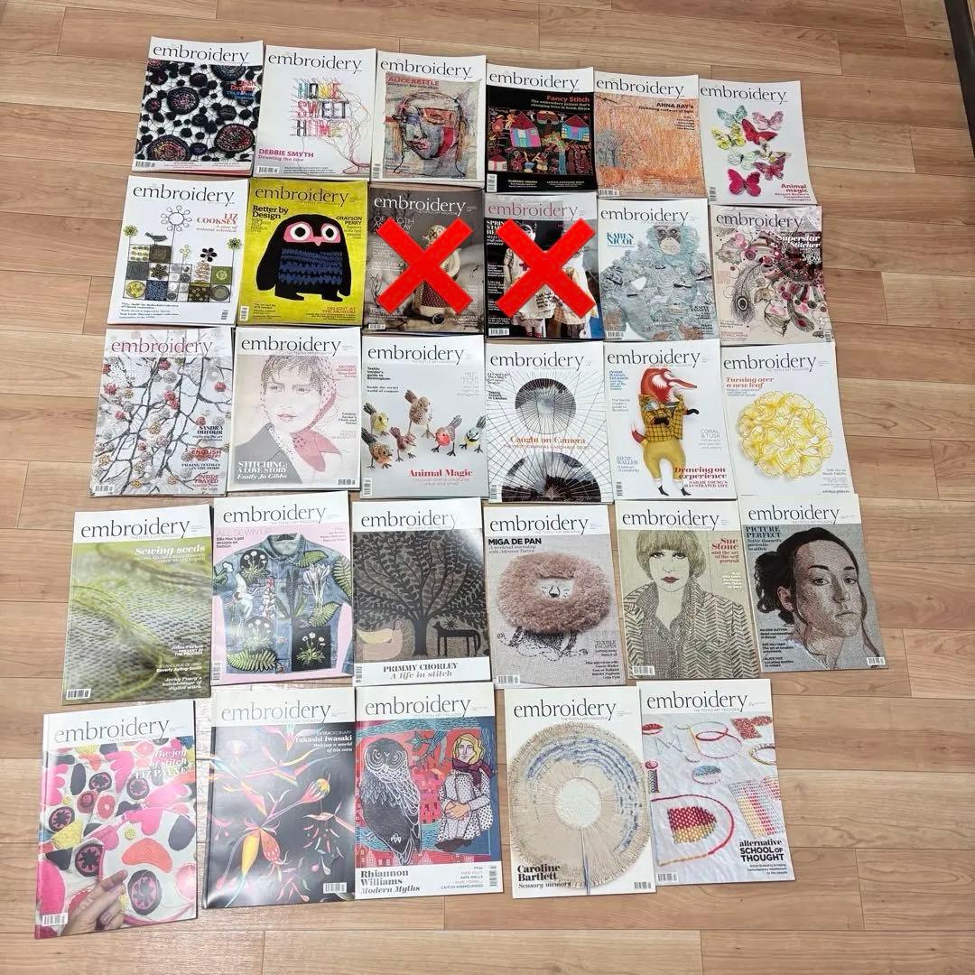 【洋書】手芸誌 Embroidery Magazine 27冊セット