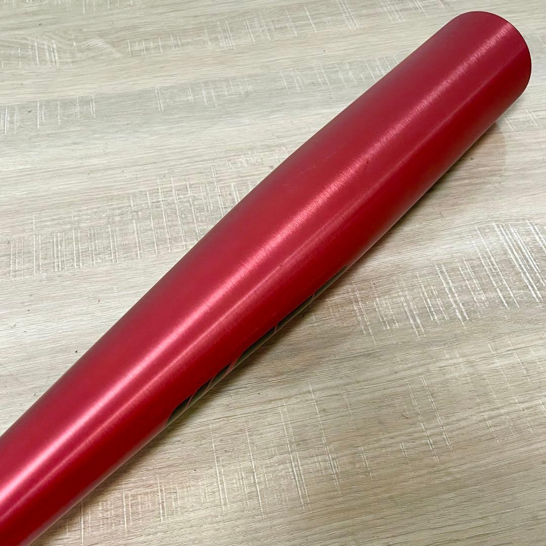 ゼット 野球 金属製 トレーニングバット 84cm レッド BTT10084