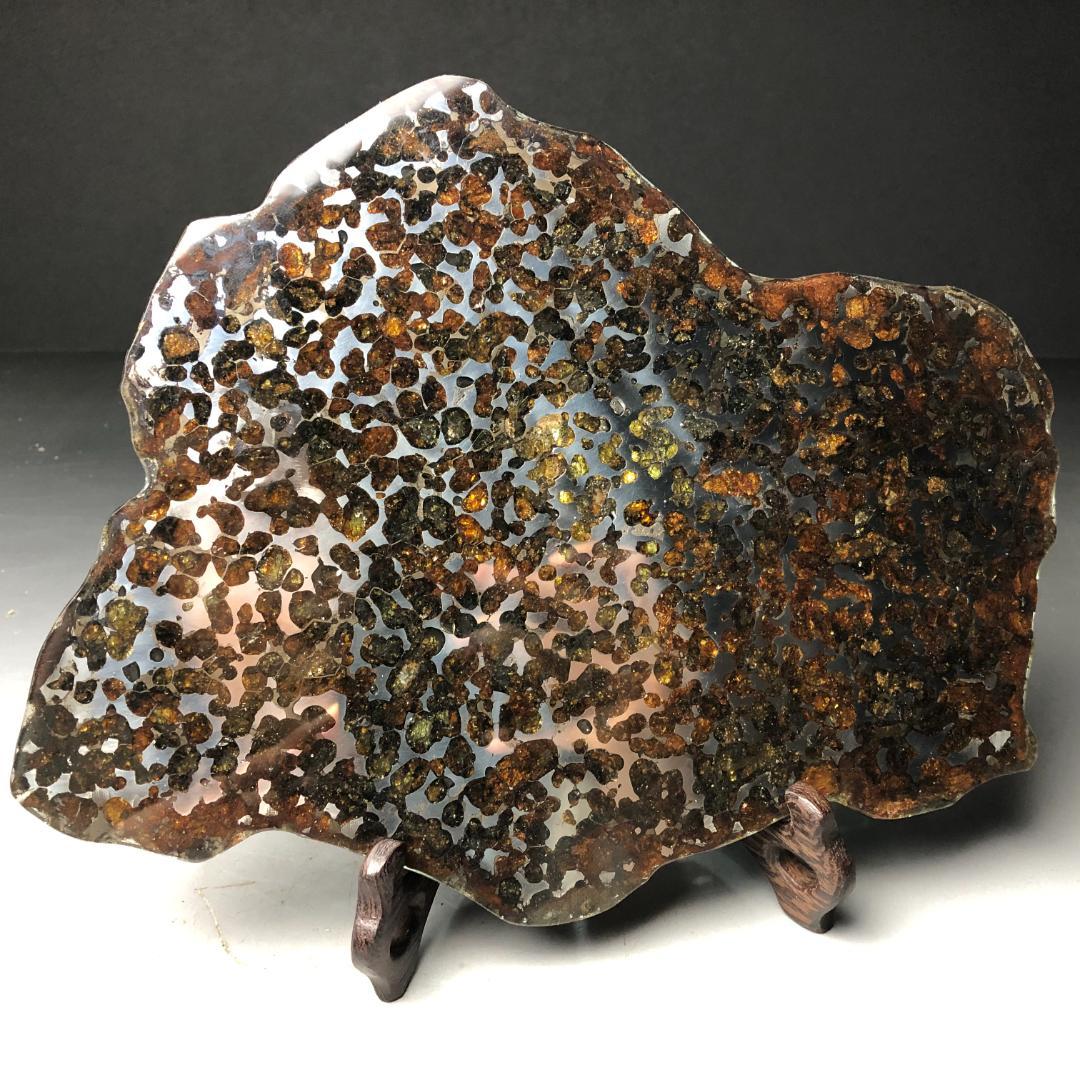 パラサイト隕石 隕石　石鉄隕石　セリコ隕石 美品　重さ約351ｇ