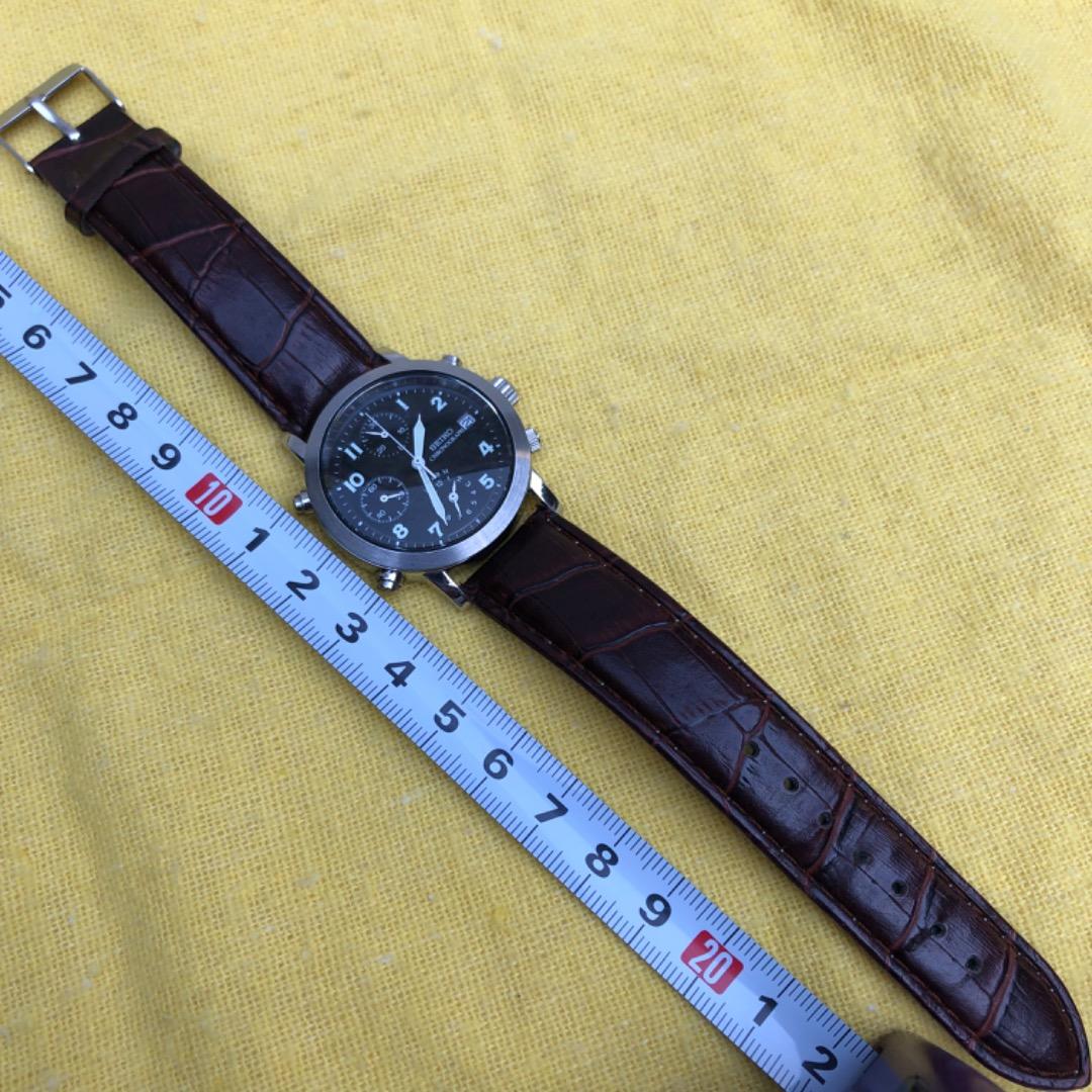 SEIKO クロノグラフ　稼働品　クォーツ