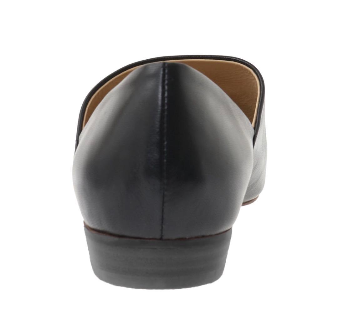 靴 CLANE SIDE CUT STACKED HEEL FLAT SHOES