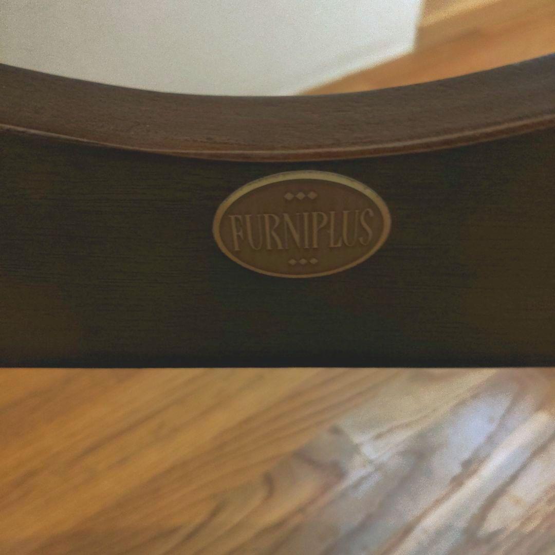 【専用】レトロ姿見　木製オーバルスタンドミラー ブラウンアンティーク　楕円