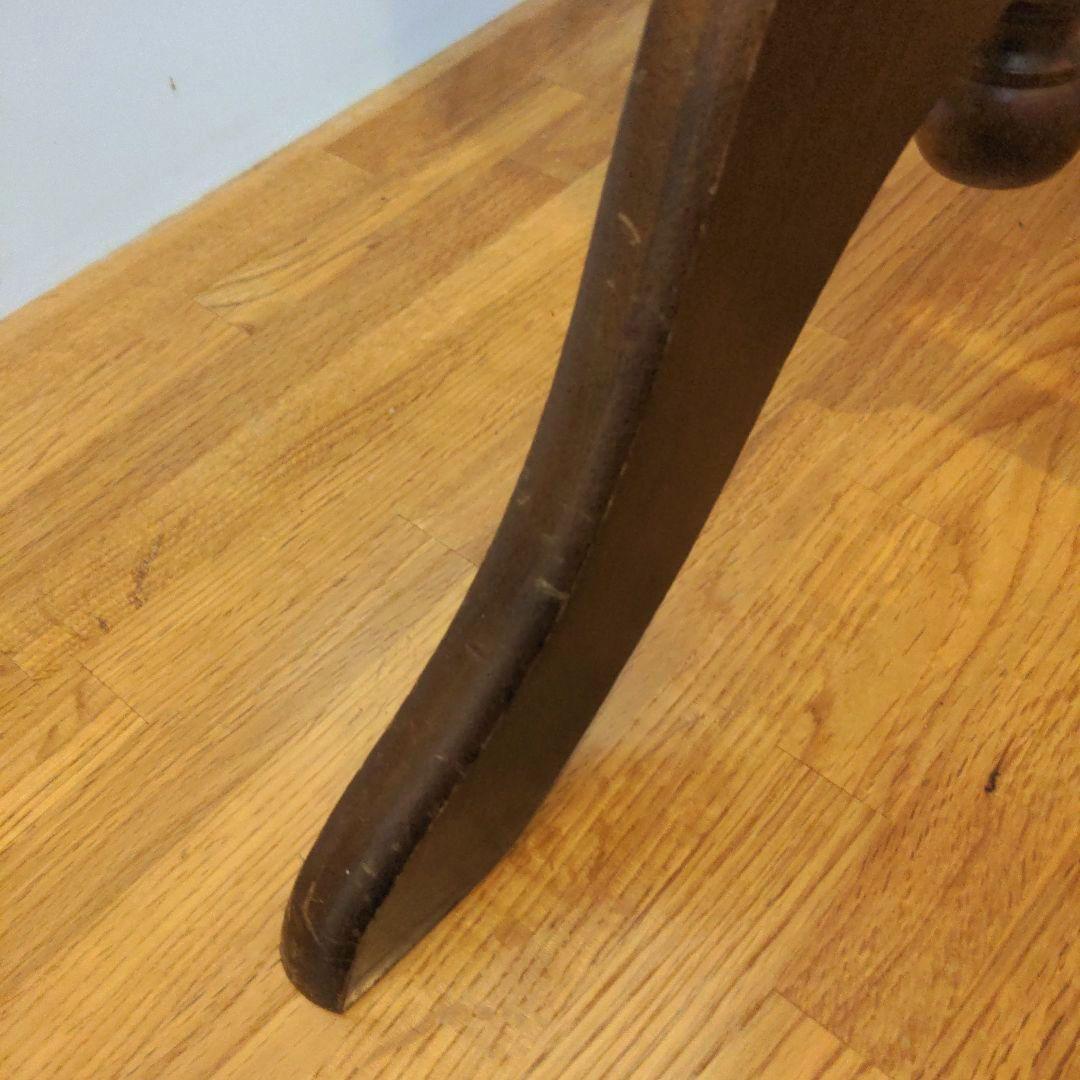 【専用】レトロ姿見　木製オーバルスタンドミラー ブラウンアンティーク　楕円