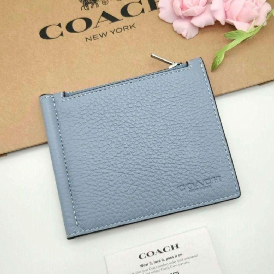 新商品　COACH　マネークリップ　折り財布　正規品