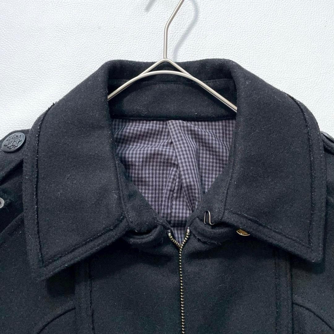 【だう】PPFM　金ボタン ナポレオンジャケット y2k ブラック S