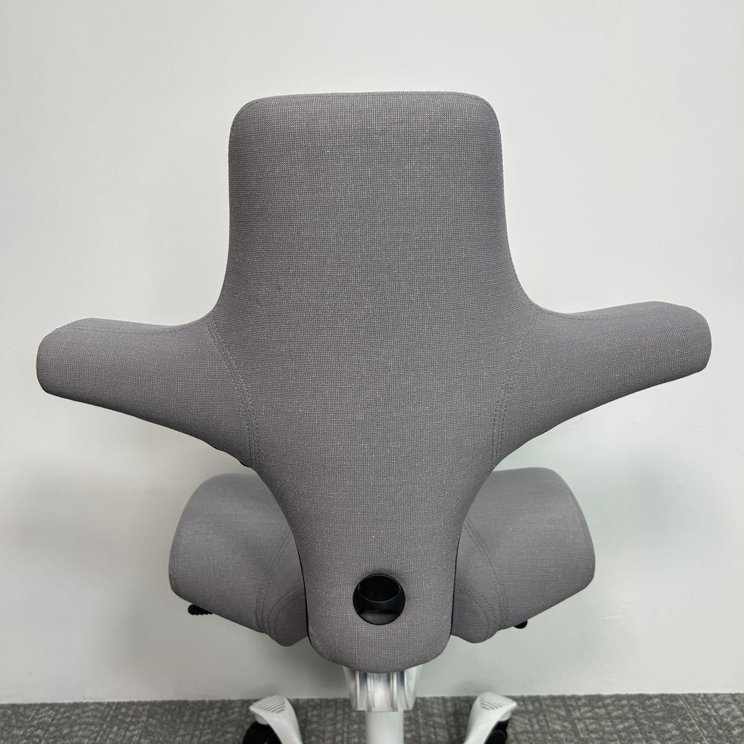 【F】オフィスチェア HAG Capisco ホーグ カピスコ 布張 グレー