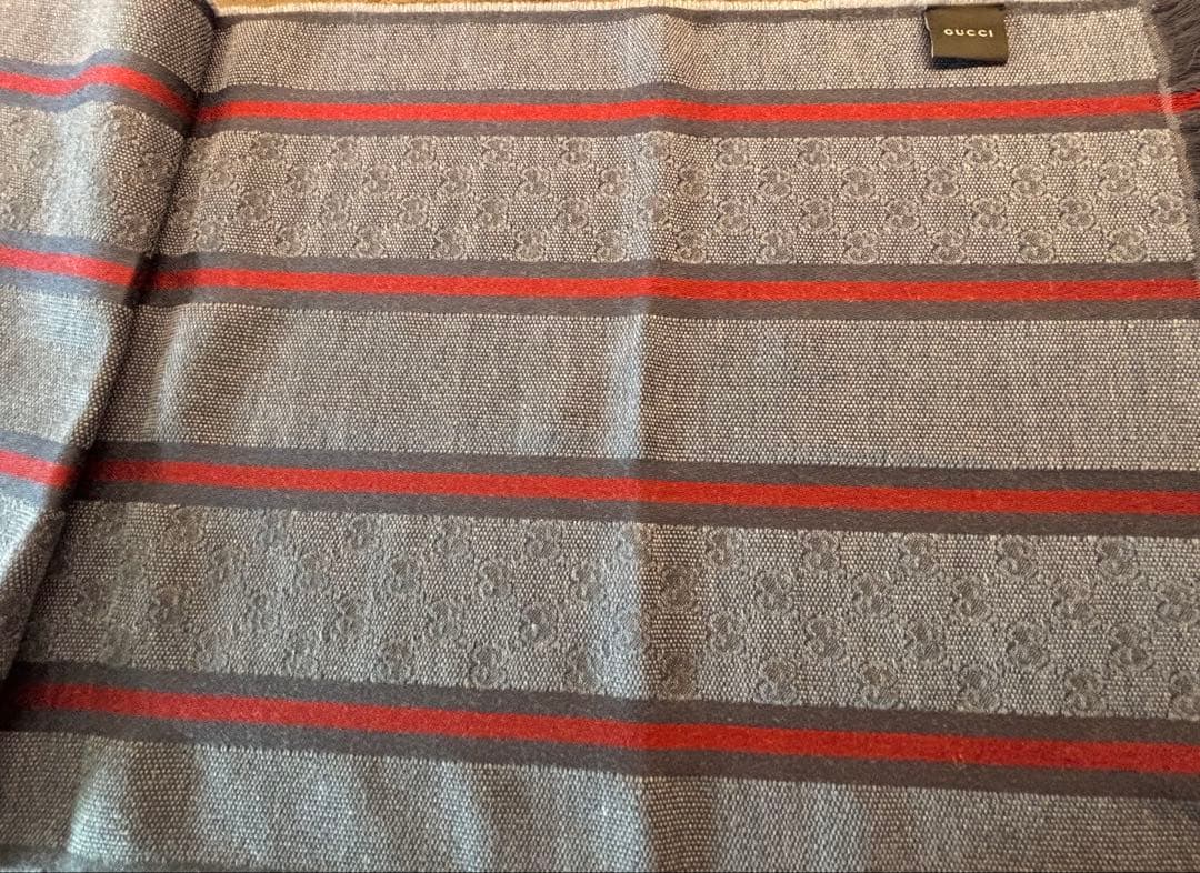 【専用】GUCCI/グッチ ＊ マフラー ＊ シェリーライン ＊ ウール/シルク