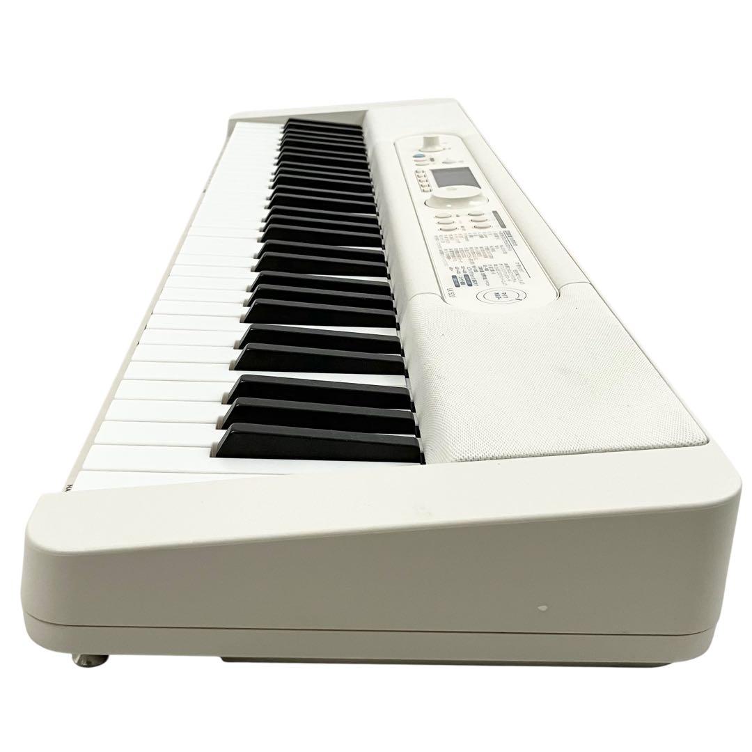 カシオ 光ナビゲーション 電子キーボード LK-520 ホワイト 61鍵盤