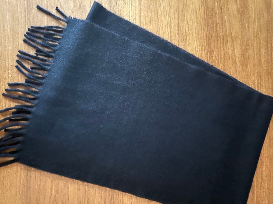 ジョシュアエリス JoshuaEIIis カシミアマフラー　ブラック