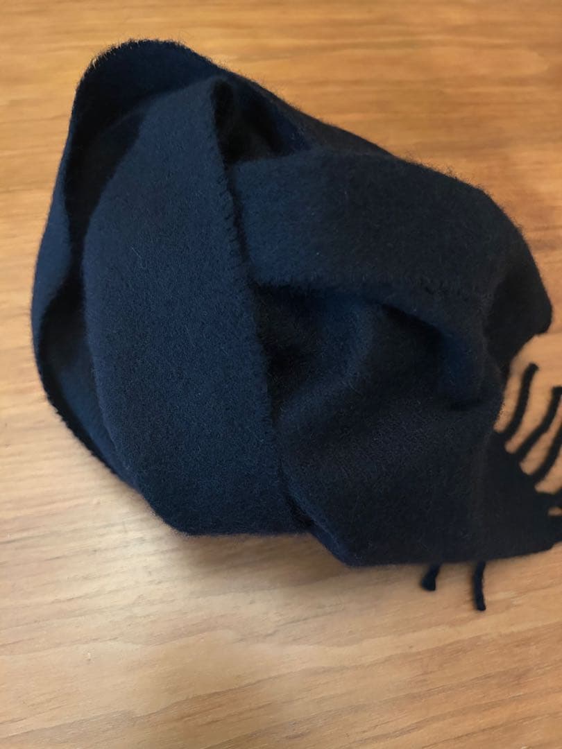 ジョシュアエリス JoshuaEIIis カシミアマフラー　ブラック