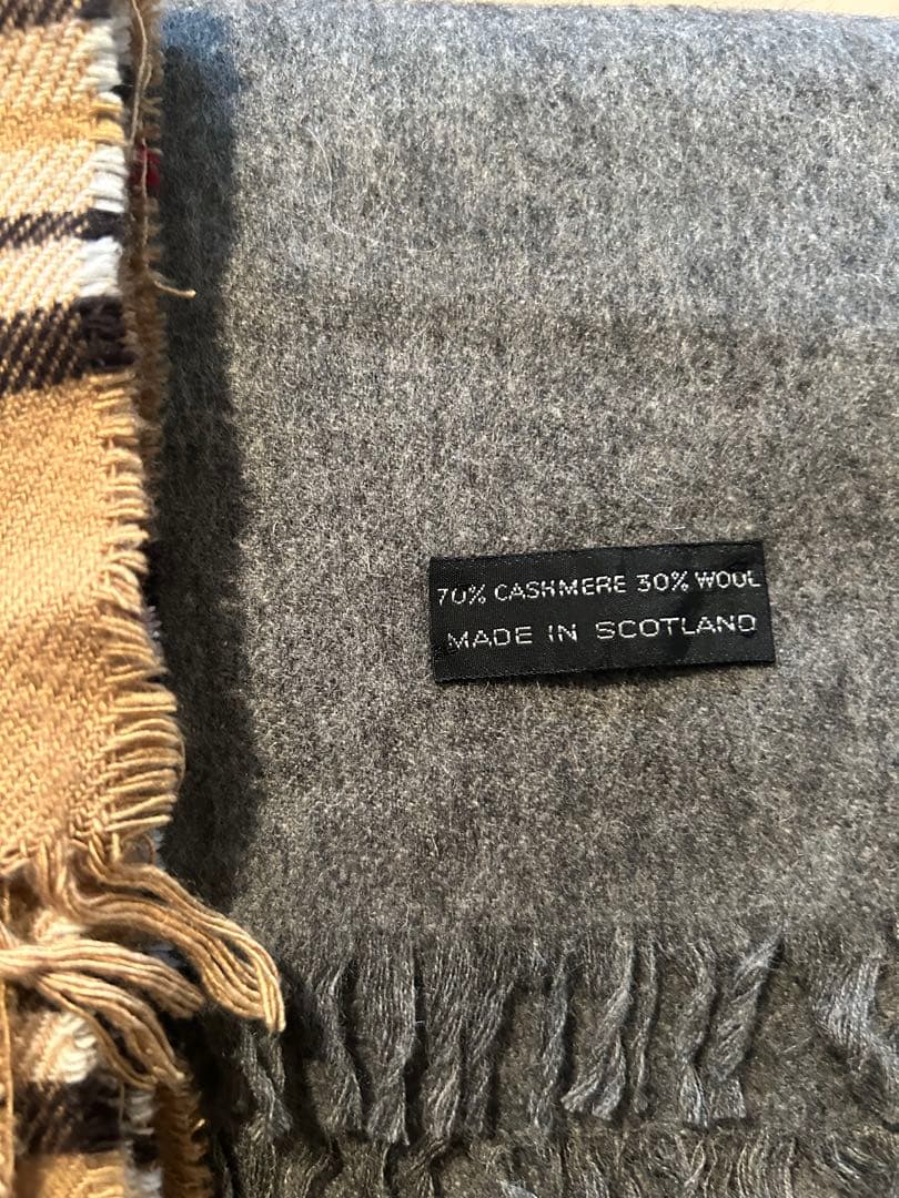 ジョシュアエリス JoshuaEIIis カシミアマフラー　ブラック