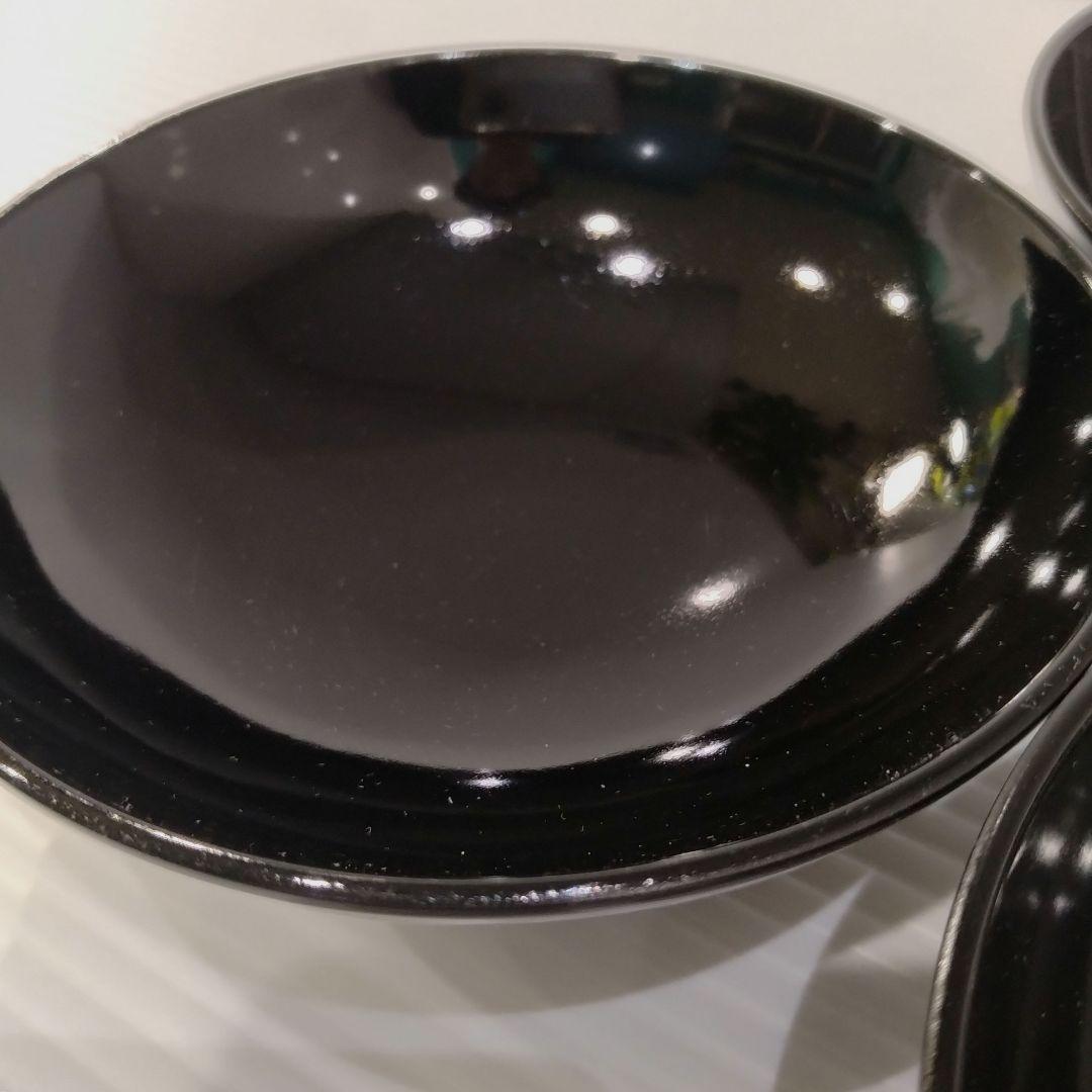 会津塗 漆器 金彩 吸物碗 蓋付き 黒塗 蒔絵 汁椀 お正月 椿 5客揃