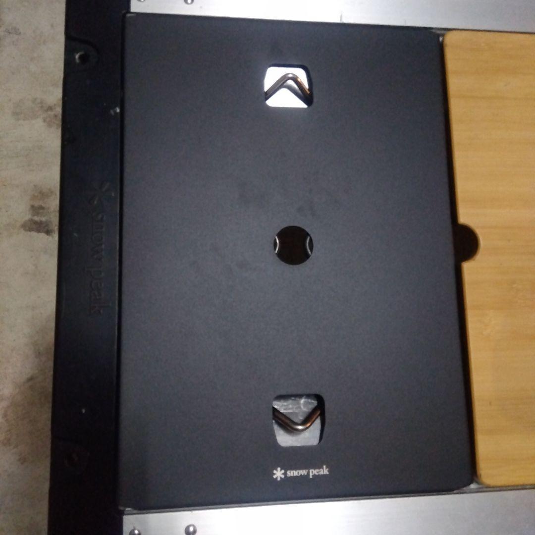スノーピーク　お詫びの品　 フラットバーナー専用 リッドトレーブラック一枚