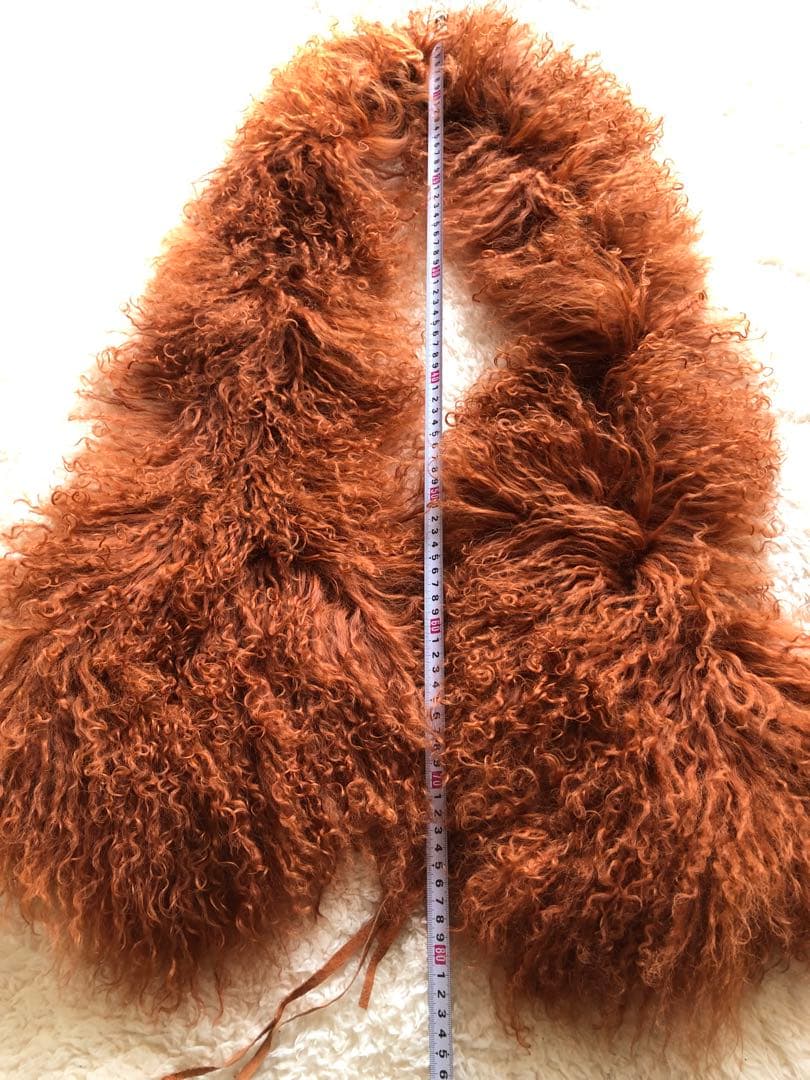 goa テコラッタオレンジ　チベットラム　変形ベスト