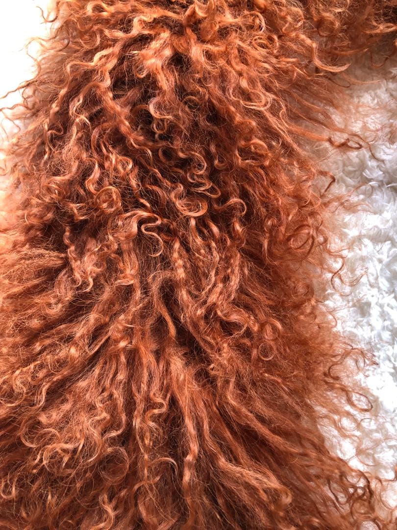 goa テコラッタオレンジ　チベットラム　変形ベスト