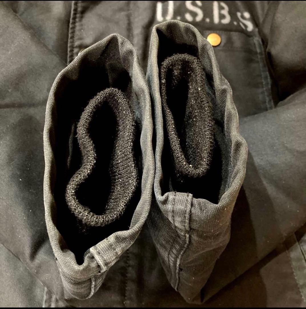 アルファインダストリーズ　 N-1 デッキジャケット　ブラック　L 胸ポケット