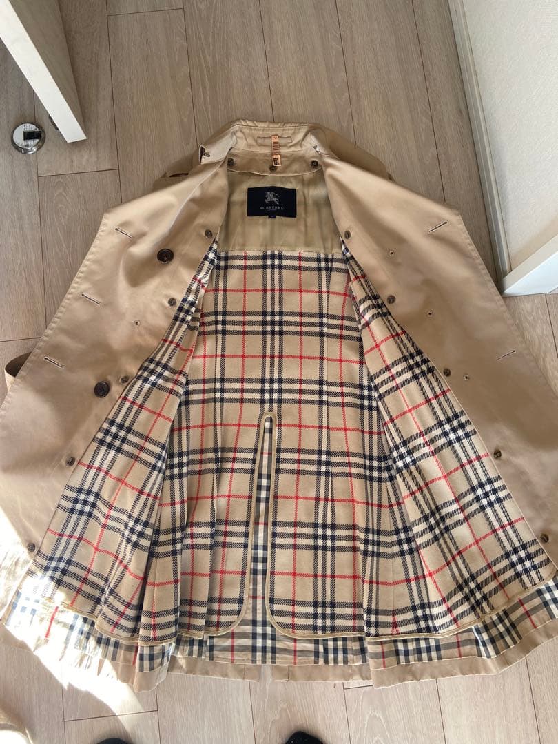 美品　バーバリー　トレンチコート　38 ベージュ　Burberry ライナー付