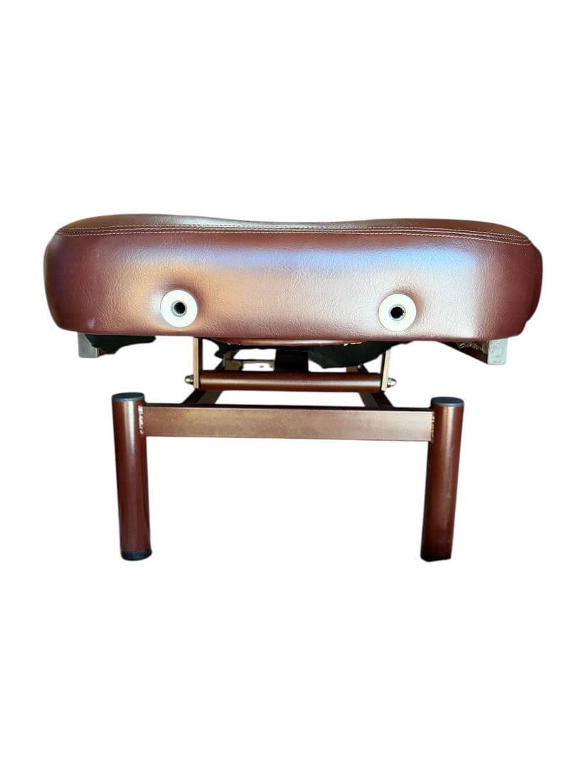 エステ 昇降ベッド 手動 有孔 ブラウン 整体 マッサージ 付属品多数