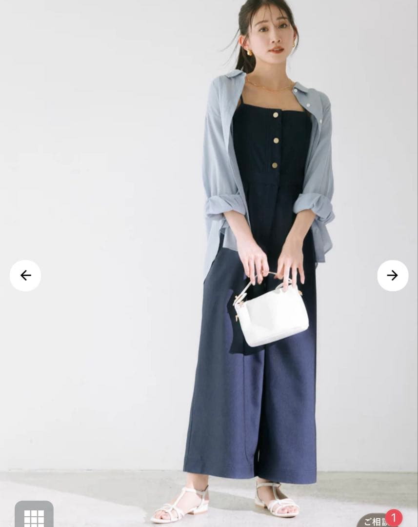 デニムライクキャミサロペット＊COHINA