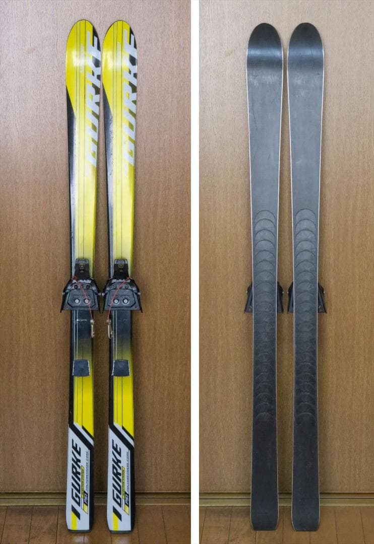 【値下げしました】テレマークスキー板 (ステップカット 140cm)