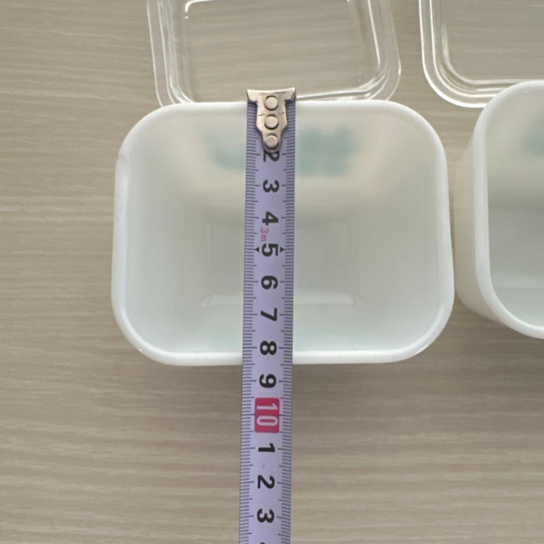 オールドパイレックス バタープリント レフリジレーター4個セット