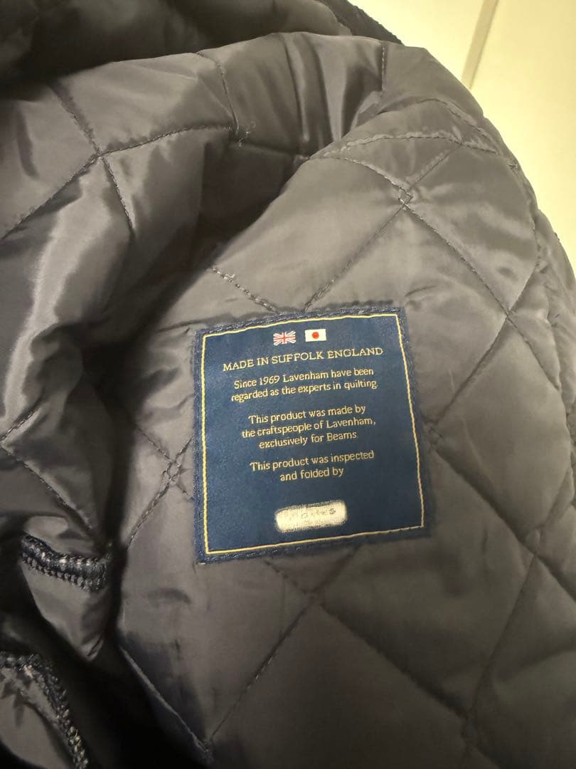 ラベンハム　ビームス別注　カバーオール　ネイビー