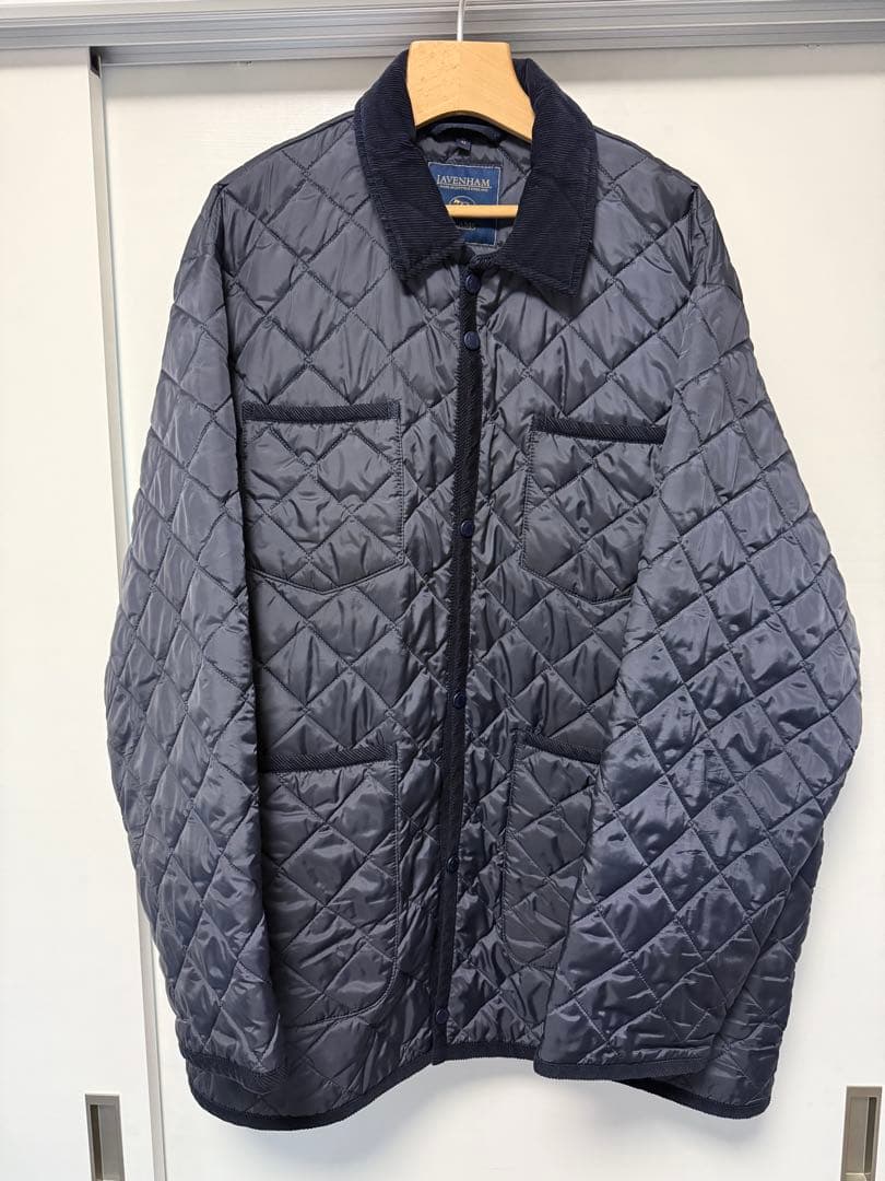 ラベンハム　ビームス別注　カバーオール　ネイビー