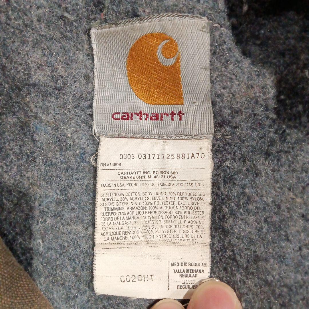 雰囲気◎　カーハート　ミシガンチョアコート　carhartt　M ブラウン