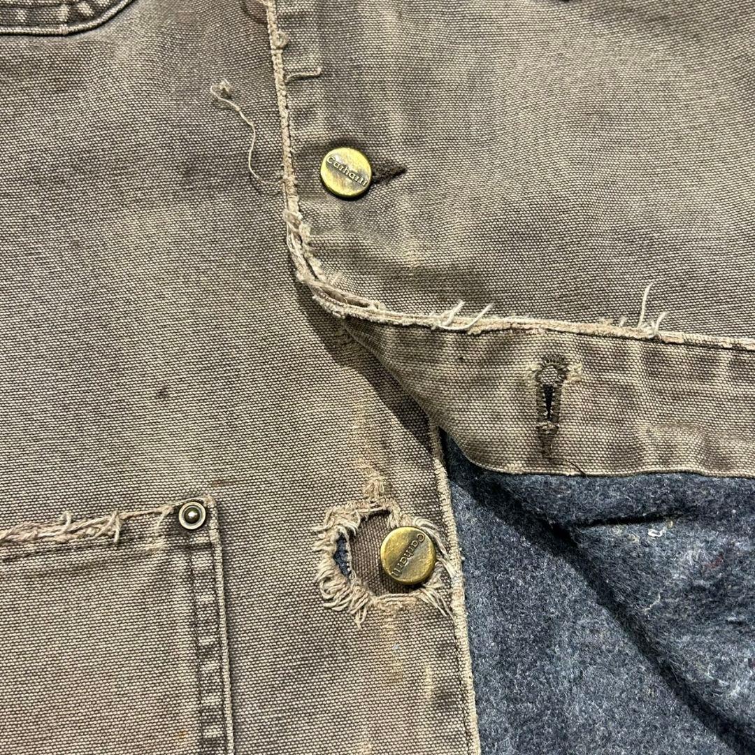 雰囲気◎　カーハート　ミシガンチョアコート　carhartt　M ブラウン