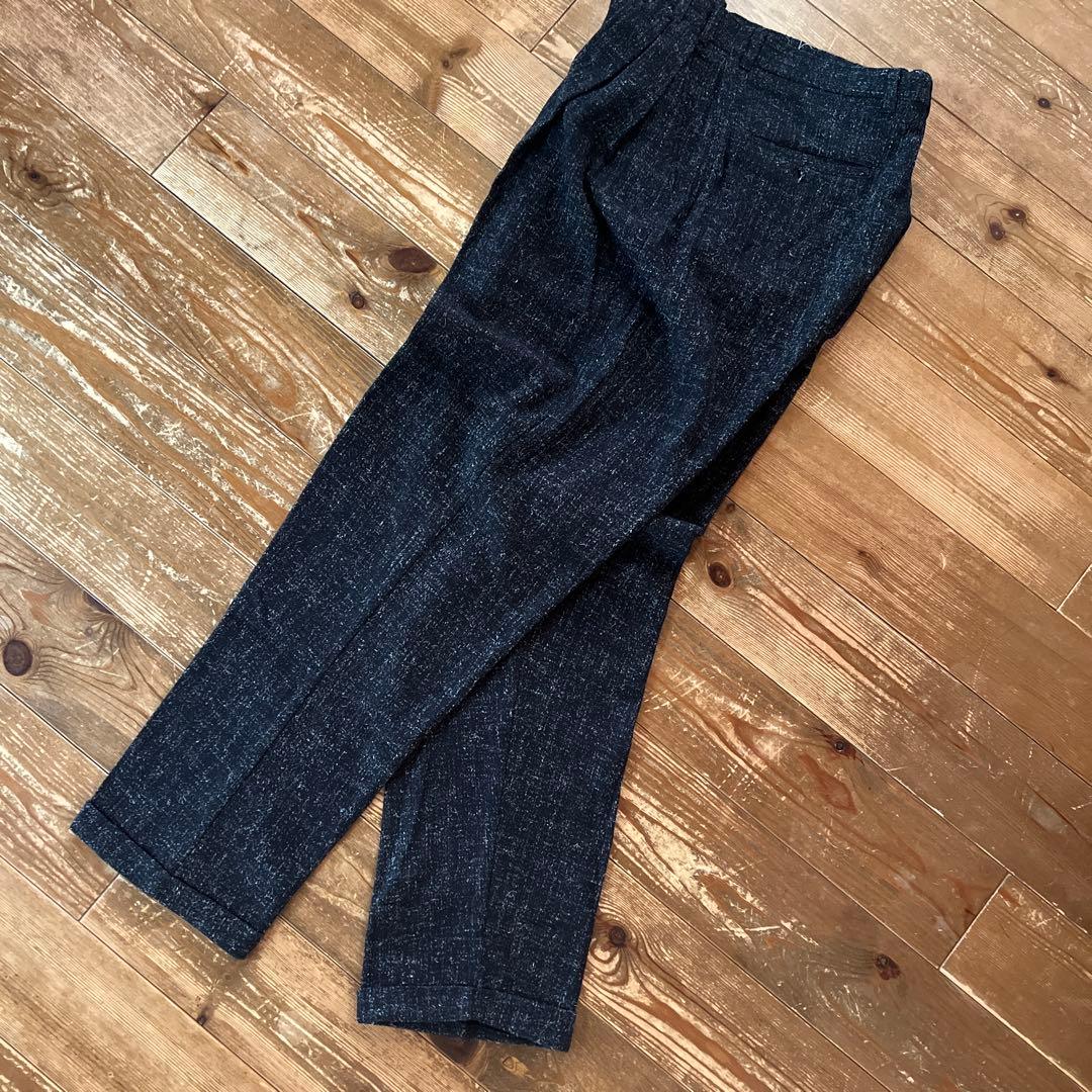 80s★COTLER ウール トラウザー USA製★カスリ