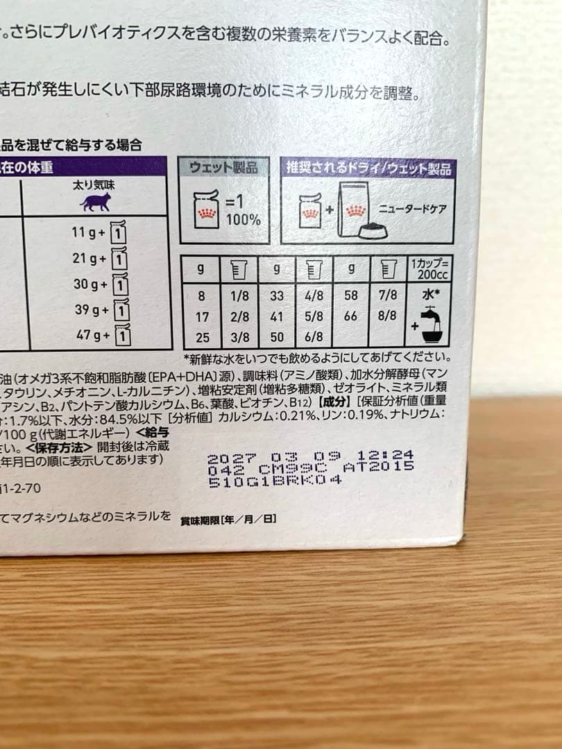  CANIN 猫用 ニュータードケア 3箱（85g×36袋）未開封