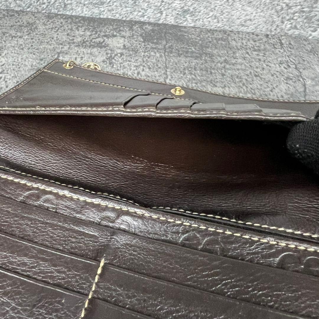 GUCCI グッチシマ インターロッキングG チャーム レザー 長財布