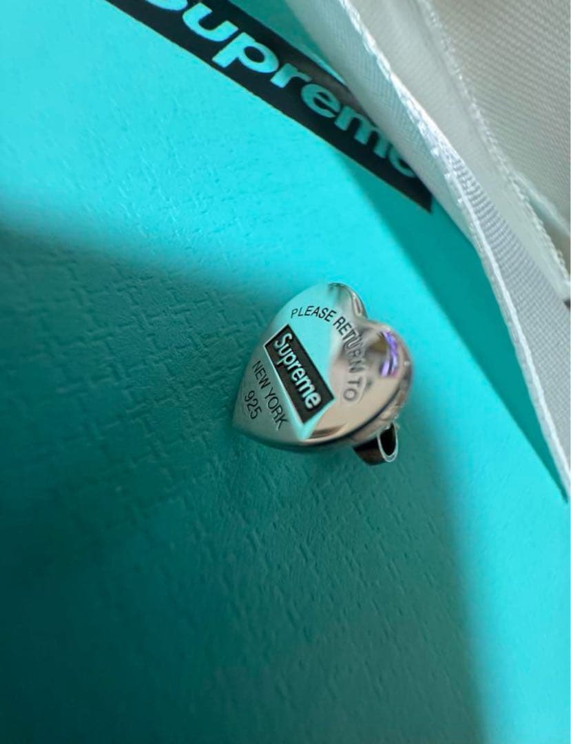 supreme Tiffany ピアス　片耳　シュプリーム　ティファニー