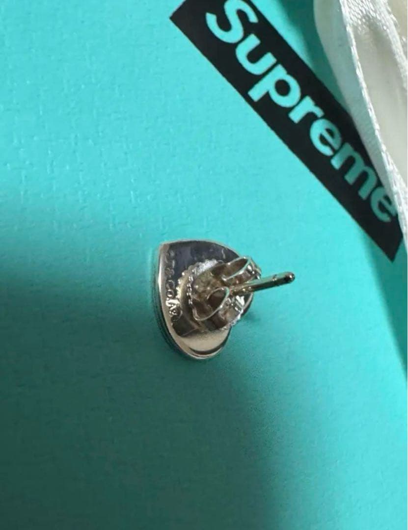 supreme Tiffany ピアス　片耳　シュプリーム　ティファニー