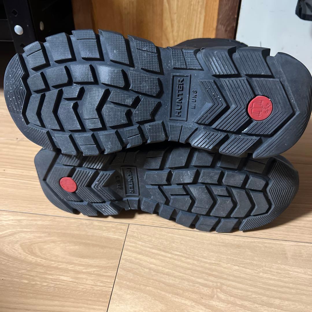 ユ*ン様 HUNTER ブラックブーツ UK 8