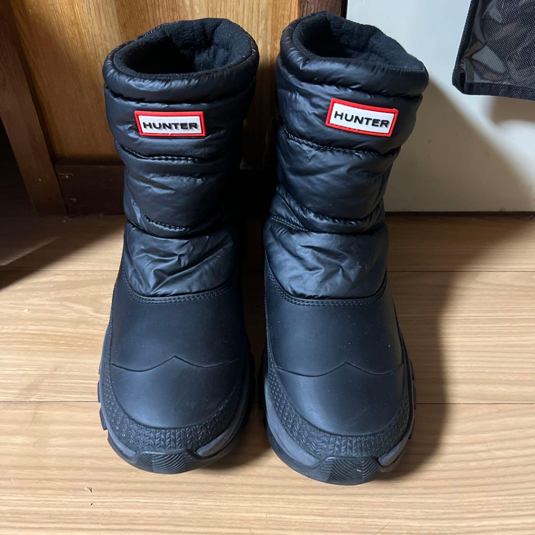 ユ*ン様 HUNTER ブラックブーツ UK 8