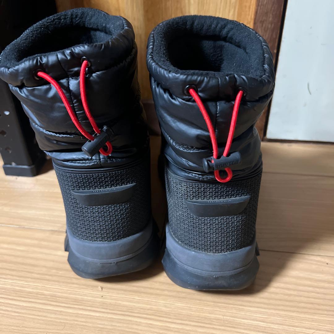 ユ*ン様 HUNTER ブラックブーツ UK 8