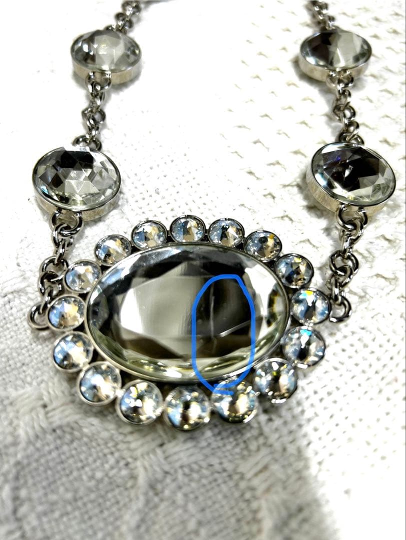 miu miu バックチャーム　シルバー